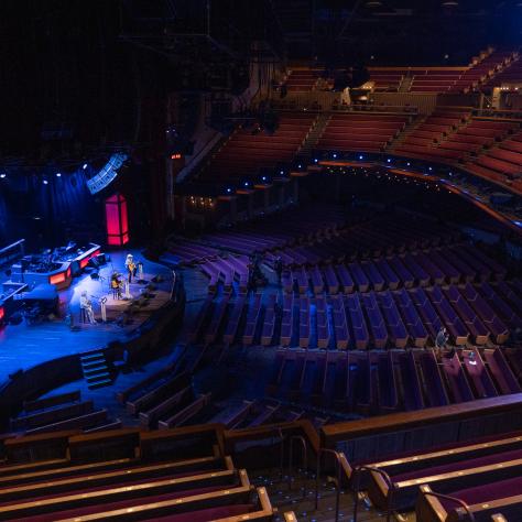 Marty Stuart, Vince Gill, and Brad Paisley at the Opry