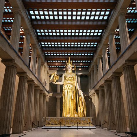 Athena sculpture by Alan Lequire at the Parthenon