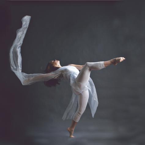 Dancer performing