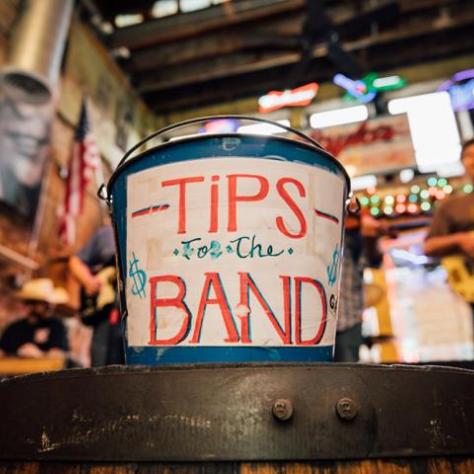 Tip Jar at a Honky Tonk on Broadway