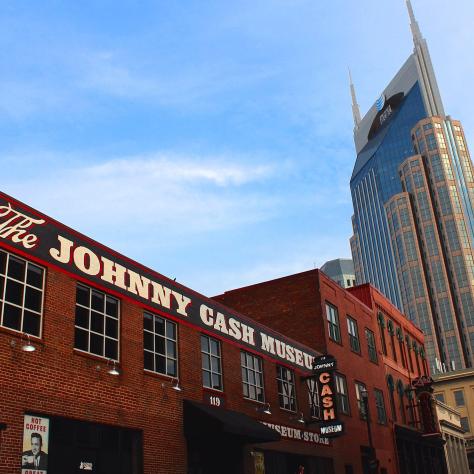 Exterior of The Johnny Cash Museum