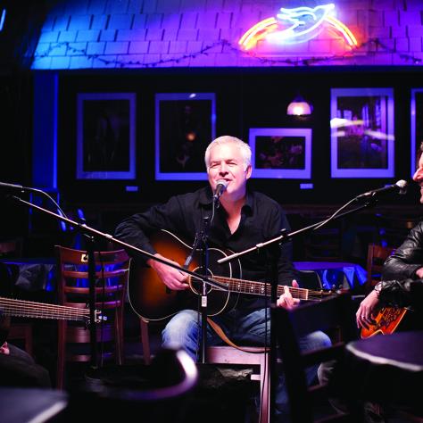 Songwriters in the round at the Bluebird Cafe