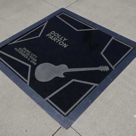 Dolly Parton star on Music City Walk of Fame