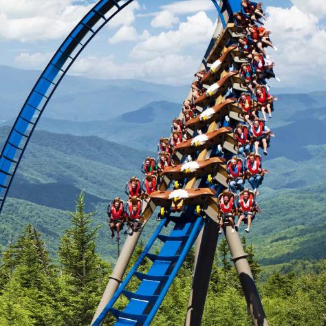 Wild Eagle Rollercoaster at Dollywood
