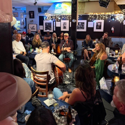 Jessie Alexander performing at The Bluebird Cafe