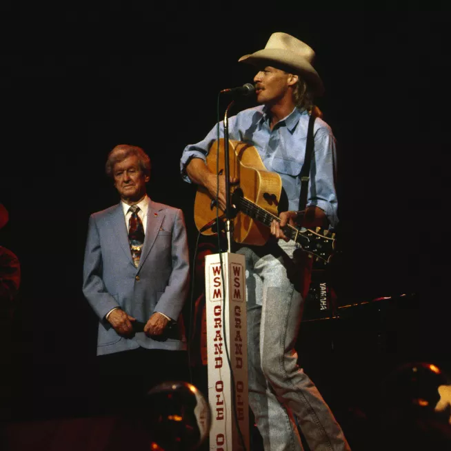 Alan Jackson at the Grand Ole Opry in 1991