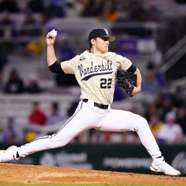 Vanderbilt Baseball Pitcher