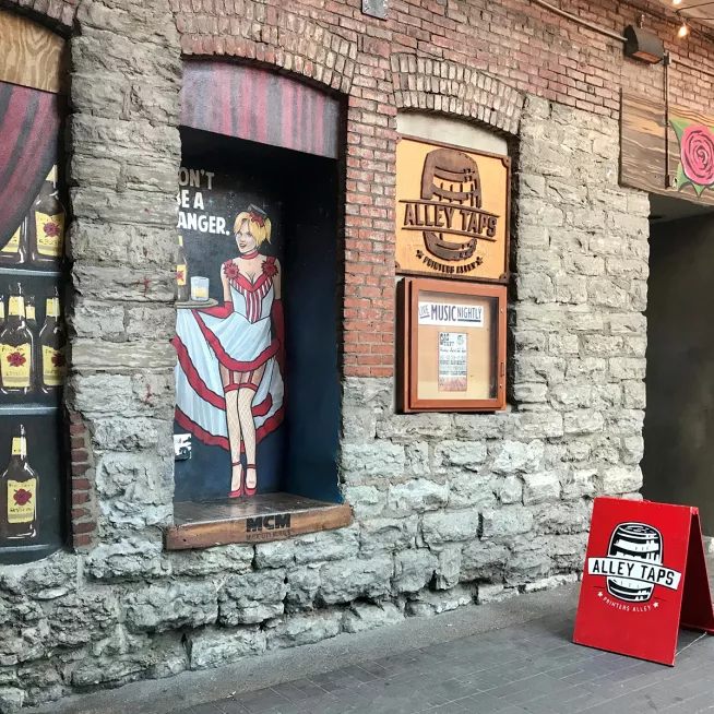 Alley Taps Exterior