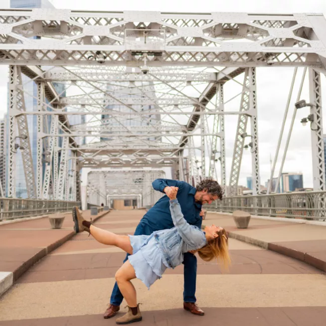 Couples Photoshoot on Bridge
