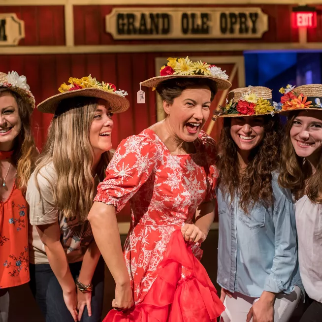 Girlfriends at Madame Tussauds Nashville