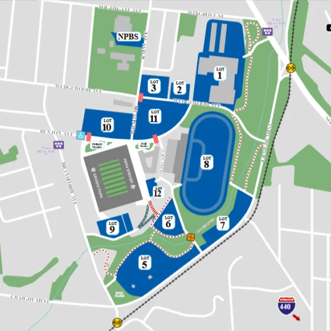 GEODIS Park Map