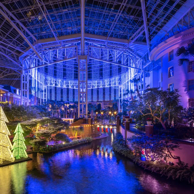Gaylord Holiday Lights Atrium