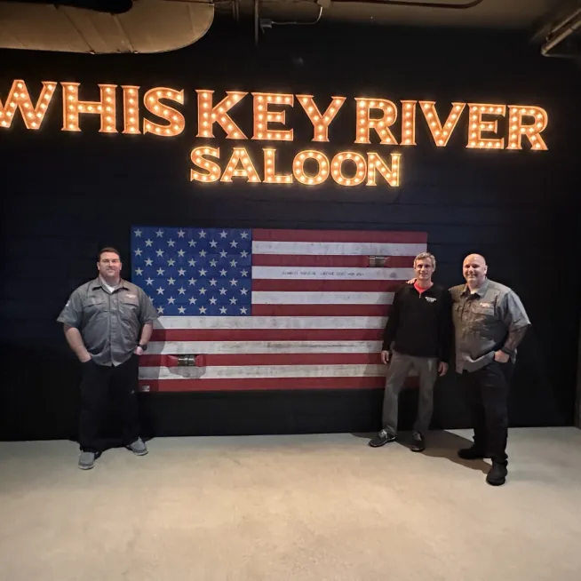 Scott and Rob with GM Frank Ficili.