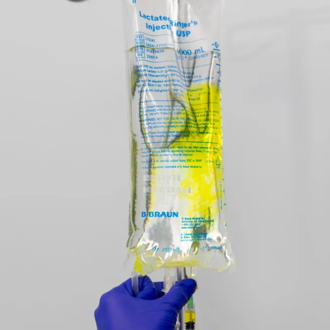 Each of bag of electrolyte solution is custom made to meet your needs.