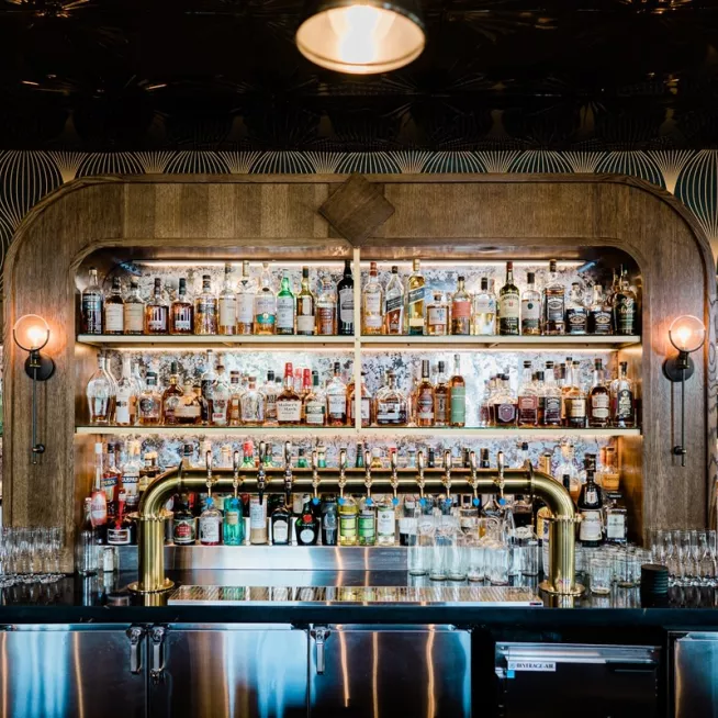 Art Deco custom bar