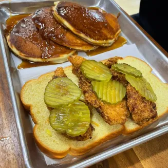our famous 7Up Pancakes and tenders