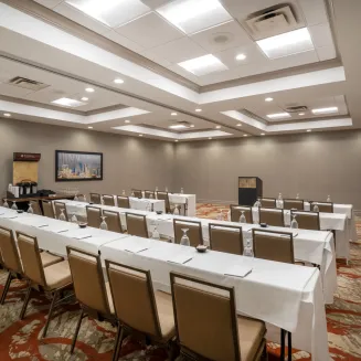 Plan your business meeting or special event in our Titan Meeting Room, spacious accommodations to suit all of your group's meeting needs.  Full service catering offered in house at nominal fees.