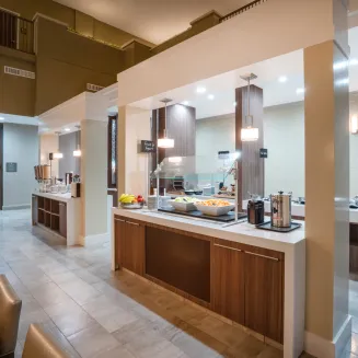 Enjoy the complimentary made to order hot breakfast each morning, featuring our fresh made to order omelettes served daily.