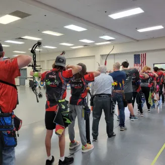 ​We have lane and bow rentals available on our indoor range! Group and private archery lessons also available.