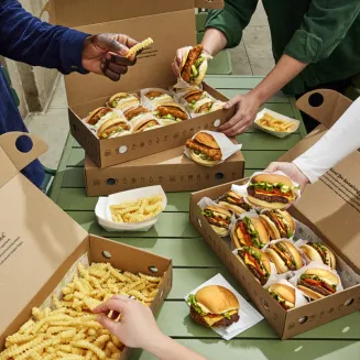 This is how we do catering at the Shack!