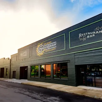 Exterior Shot of Nelson's Green Brier Distillery