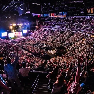 Bridgestone Arena Concert Crowd