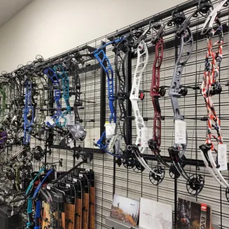 Recreational, Tournament, and Hunting Equipment available in our Retail Store and full-service Pro-shop.