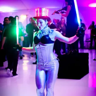 Interactive entertainment for a custom 360DG event