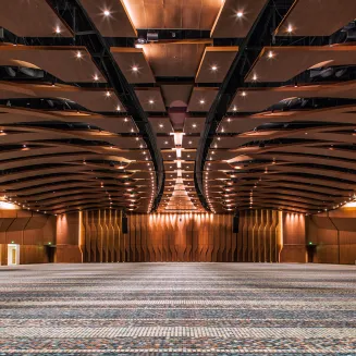 view of grand ballroom