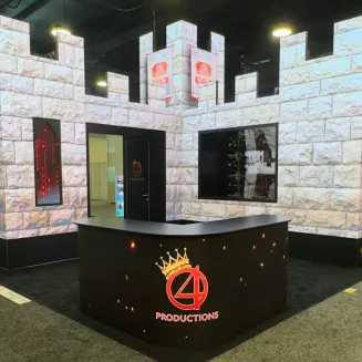 LED truly reigned supreme on the exhibit floor, with our castle taking the crown!