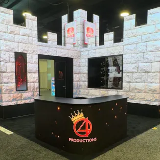 LED truly reigned supreme on the exhibit floor, with our castle taking the crown!