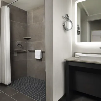 ADA Bathroom at Union Station Hotel at Nashville Yards