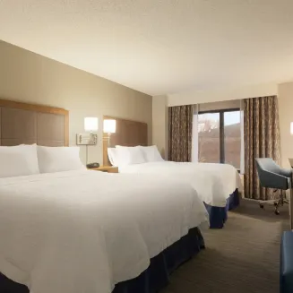 Standard 2 Queen Bed - all guestrooms have a mini-fridge, microwave, and coffee maker.