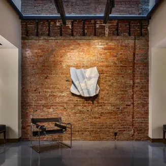 The Bankers Alley Hotel's walls are adorned with both permanent and rotating galleries featuring southern art with an emphasis on Nashville artists.
