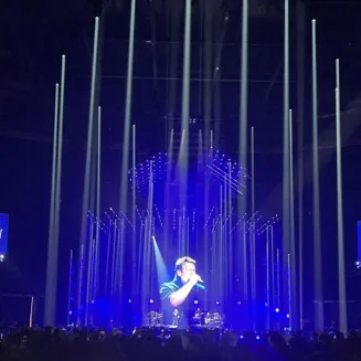 The production design by Steve Cohen utilizes a 4Wall lighting, rigging, and video rental package. The tour ran throughout March, hitting all sorts of venues across the United States and Canada. Country singers Emily Ann Roberts and Dustin Lynch are the opening acts.