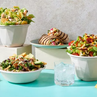 Our catering, group ordering, and Chopt Drop services make healthy eating easier and more exciting than ever before. With options for vegetarians, vegans and meat eaters alike, our menu features Chopt original recipes crafted with local and artisan ingredients from partners we trust. Every order is made fresh, tailored to your needs, and delivered right to you.