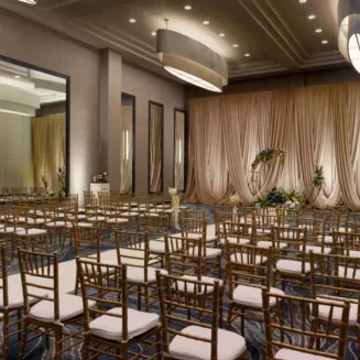 ballroom wedding set up