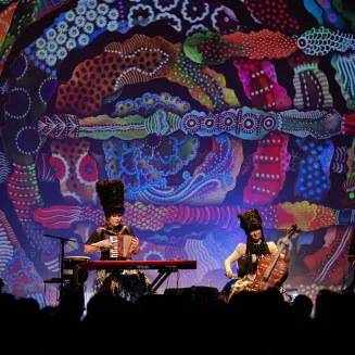 Ukrainian folk-punk band DakhaBrakha performs at OZ Arts.