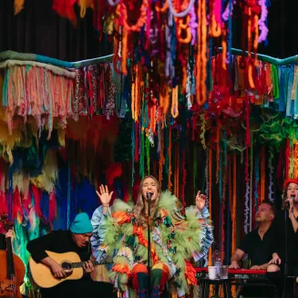 Curated an immersive experience for a private show for LD's fans.