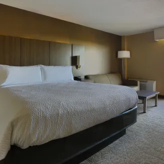 All guestroom feature balconies with Stadium or Centennial Park views