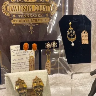 Both stores have a wide array of bling and metal favorites.