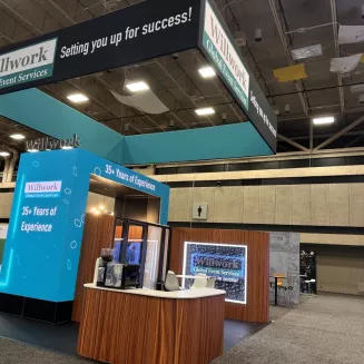 The Willwork Booth at IAEE.