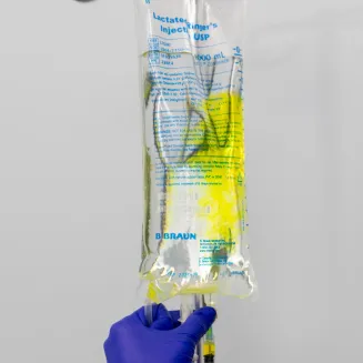 Each of bag of electrolyte solution is custom made to meet your needs.