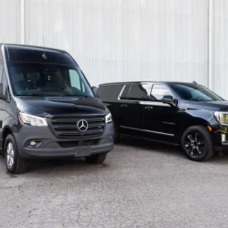 15-Passenger Mercedes-Benz Sprinter exterior