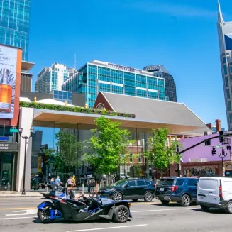 The best sign in downtown Nashville, across from Bridgestone Arena.