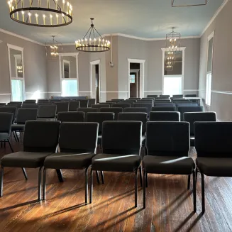 We are partnered with the beautiful and historic Sangtuary Church for our meeting space.