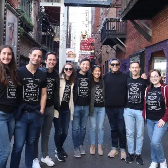 Loved these guys on a friends trip taking in Printer's Alley on my walking tour.