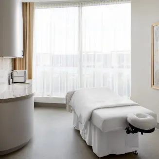 Spa treatment room