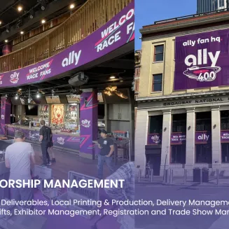Event Logistics, Inc. handles all of your Sponsorship Management needs.
