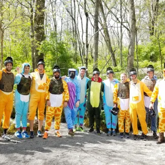 Xtreme Paintball TN Bachelor Party group photo.